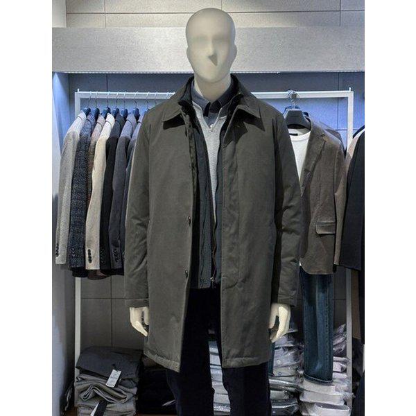 グースマックコート シンサレート 裏地ベスト 3-WAY ダークカーキ ビジネスジャンパーコート