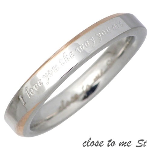 クロストゥーミー close to me ステンレス リング 金属アレルギー対応