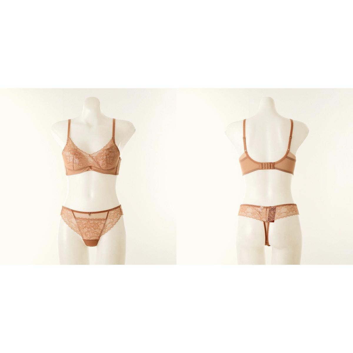 Gカップ 25AW アッシュ メモリー シースルー 女性 ブラジャー 下着 Tバック パンティー SET VBR9000GSG