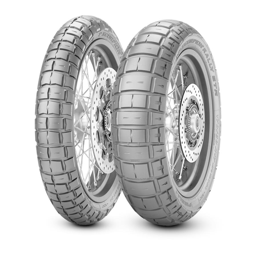 PIRELLI 120/70R18 M/C 59V M+S SCORPION RALLY STR フロント チューブレスタイプ