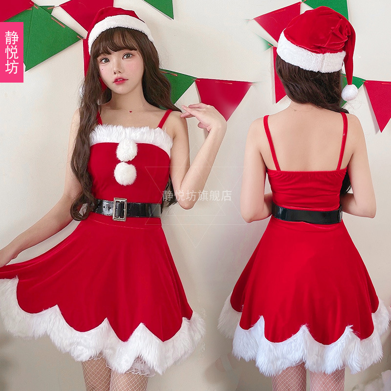 クリスマス服 婦人服 サンタクロース コスチューム 大人用 ドレス ケープ ショール クリスマス 着せ替えセット