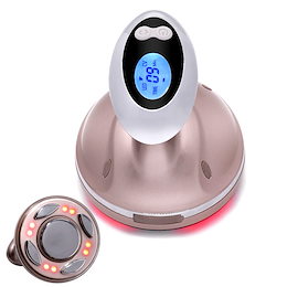 キャビテーション ラジオ波 キャビスタイル 家庭用 LED光エステ 振動マッサージ RF 高周波1台4役 超音波 セルライト 痩身 英語説明書付き 顔 体用 モーヴ