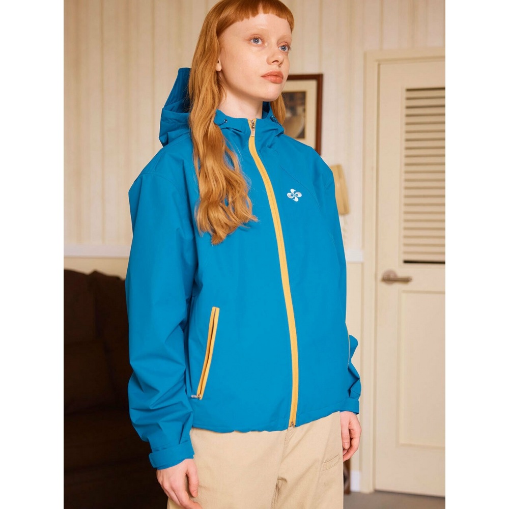 ヘレティックウェーブフード付きジャケットティール