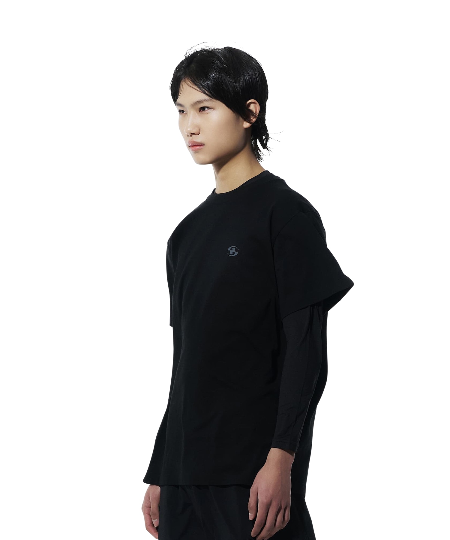 【SANSANGEAR】 24SS LOGO T-SHIRT : BLACK