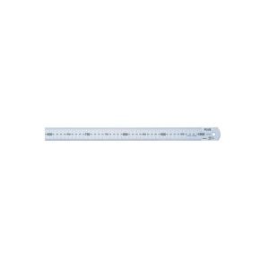 （まとめ）プラス ステンレス直尺 100cm×1.5mm厚 シルバー(×2セット)