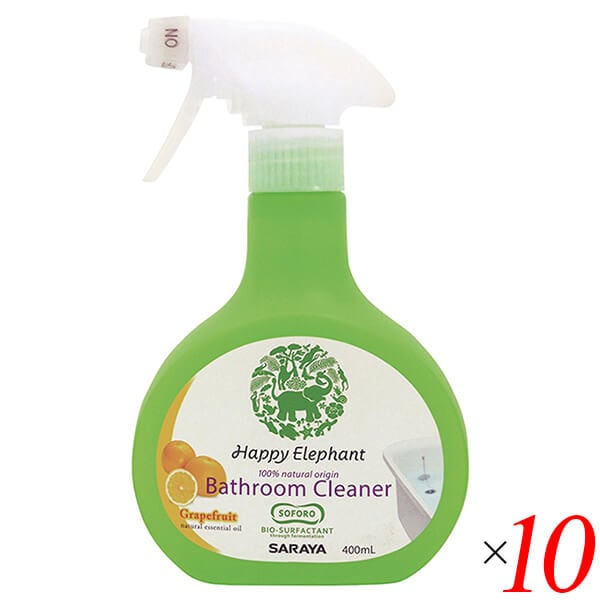 サラヤ ハッピーエレファント バスクリーナー 400ml 10本セット