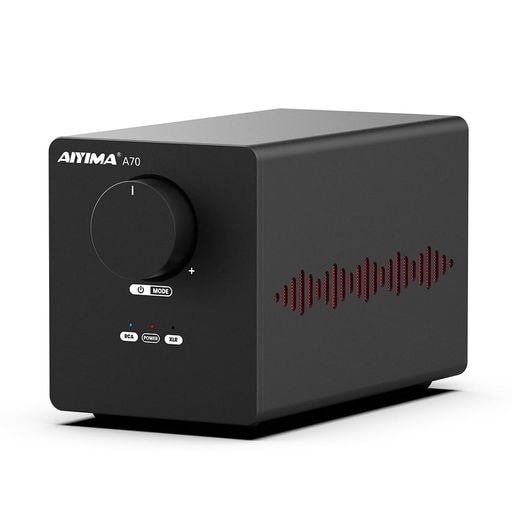 AIYIMA A70 PFFB付きバランスステレオアンプTPA3255 デスクトップ・ホームシアター用2チャンネルクラスDアンプ ブックシェルフ型スピーカーXLR&RCA入力&トリガー入力DC48V