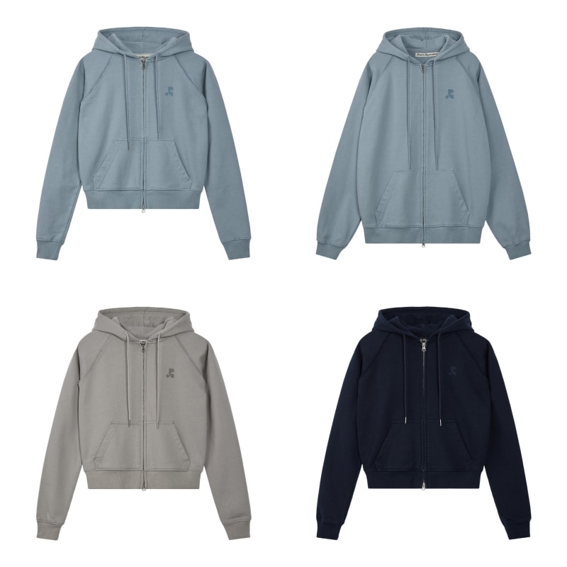 【REST&RECREATION】 RS ZIP-UP HOODIE : 3COLORS