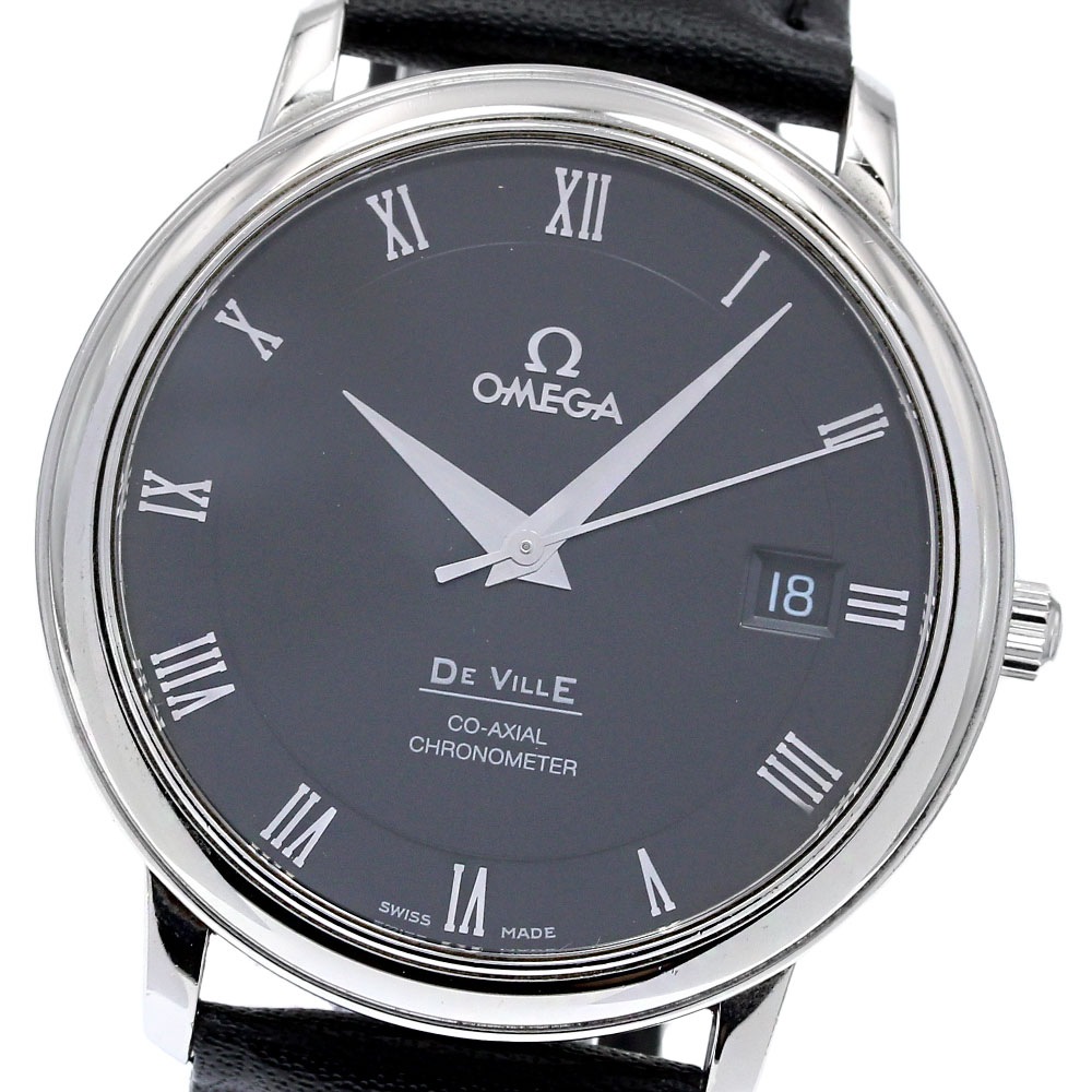 オメガ OMEGA 4875.50.01 デビル プレステージ コーアクシャル 自動巻き メンズ _837669【中古】