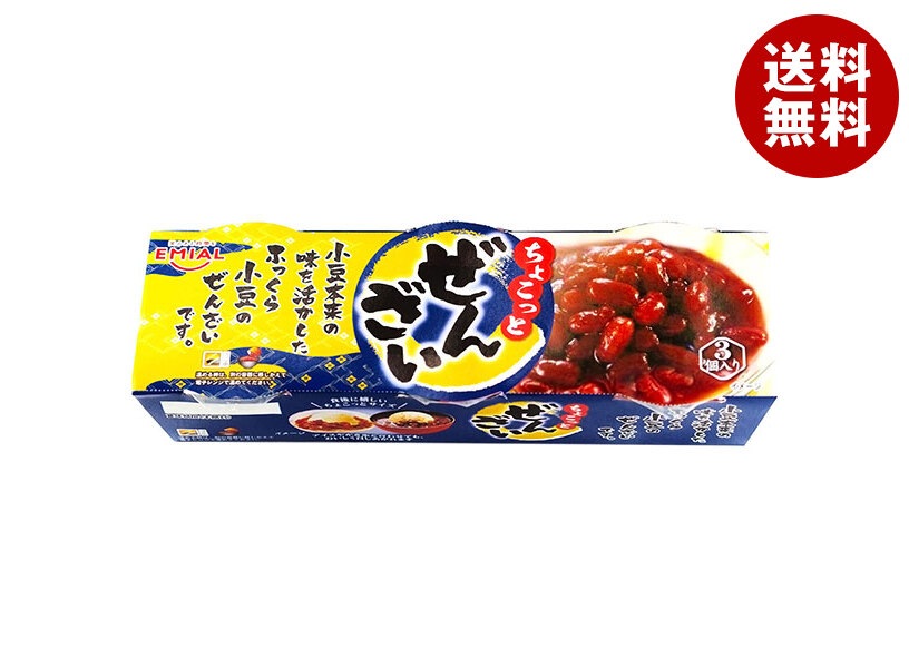 EMIAL 安曇野食品工房 ちょこっとぜんざい 3連 (75gx3)＊6個入＊(2ケース)
