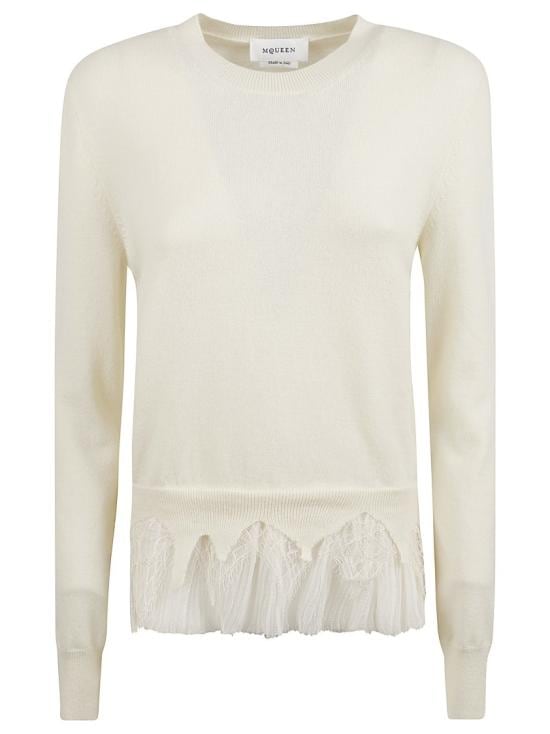 ALEXANDER MCQUEEN Women Knitwear 829288Q1BC89288 White