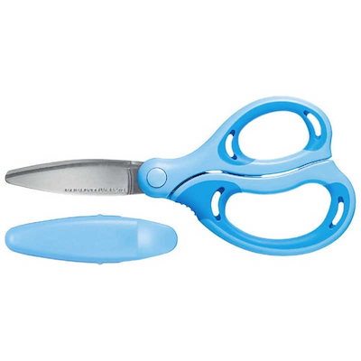 他サイト： 学習はさみ エアロフィットサクサキッズ 右手用 青 コクヨ ﾊｻ-P270Bの商品画像
