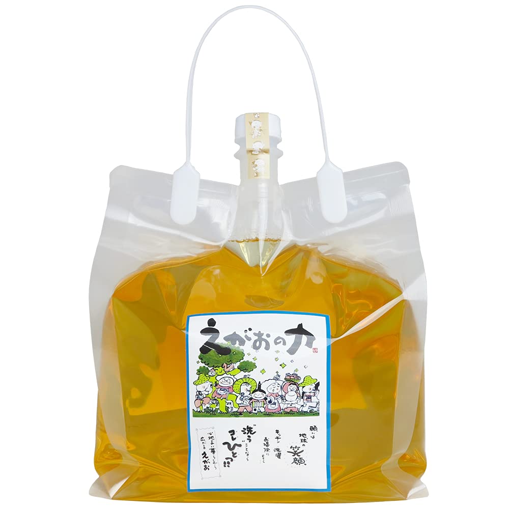 植物油由来成分からできた濃縮自然派洗剤「えがおの力(旧松の力)」4L