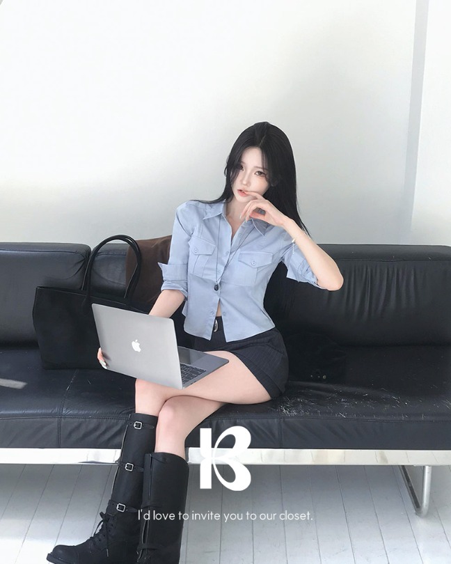 リンクピンタックポケットシャツ bs1206