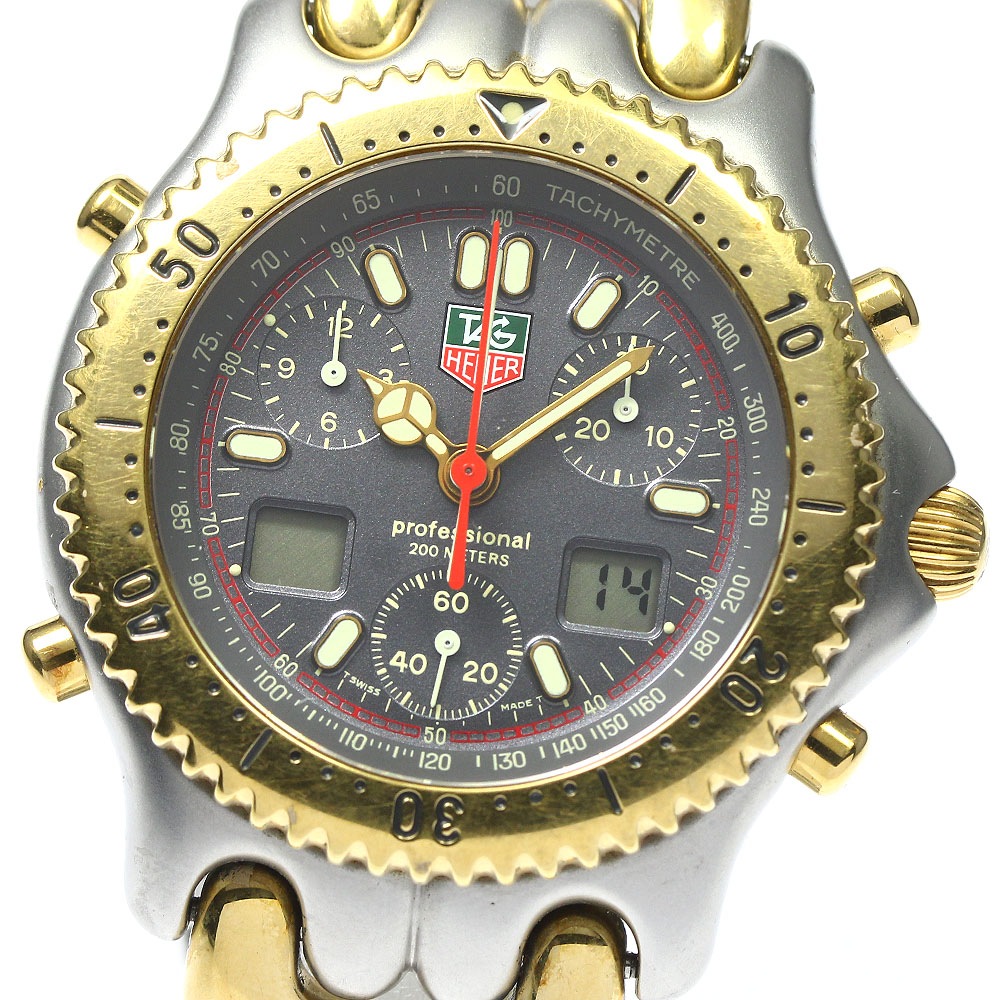 タグホイヤー TAG HEUER S25.206 セル クロノグラフ クォーツ メンズ _799947【中古】
