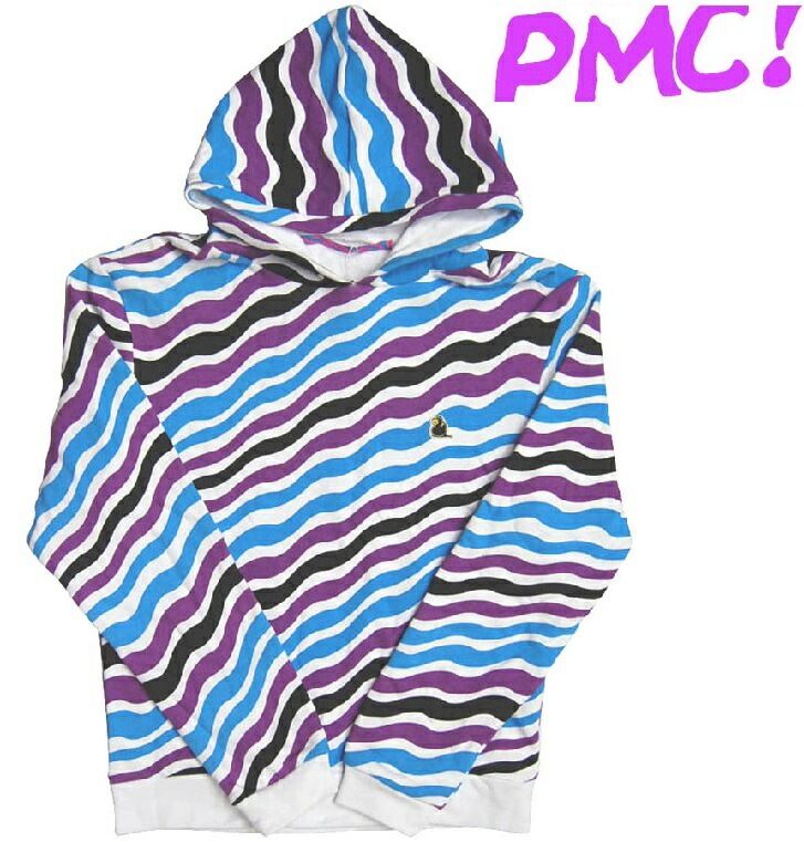 セール PMC メンズ パーカー スモーキーポップ フーディー アクア パープル ブラック ボーダー DIRTY SOUTH サウス ピーエムシー ブランド HIPHOP ファッション ストリート