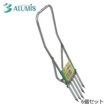 アルミス ステンレス製 土起こし器 NEW 耕すべ 6個入