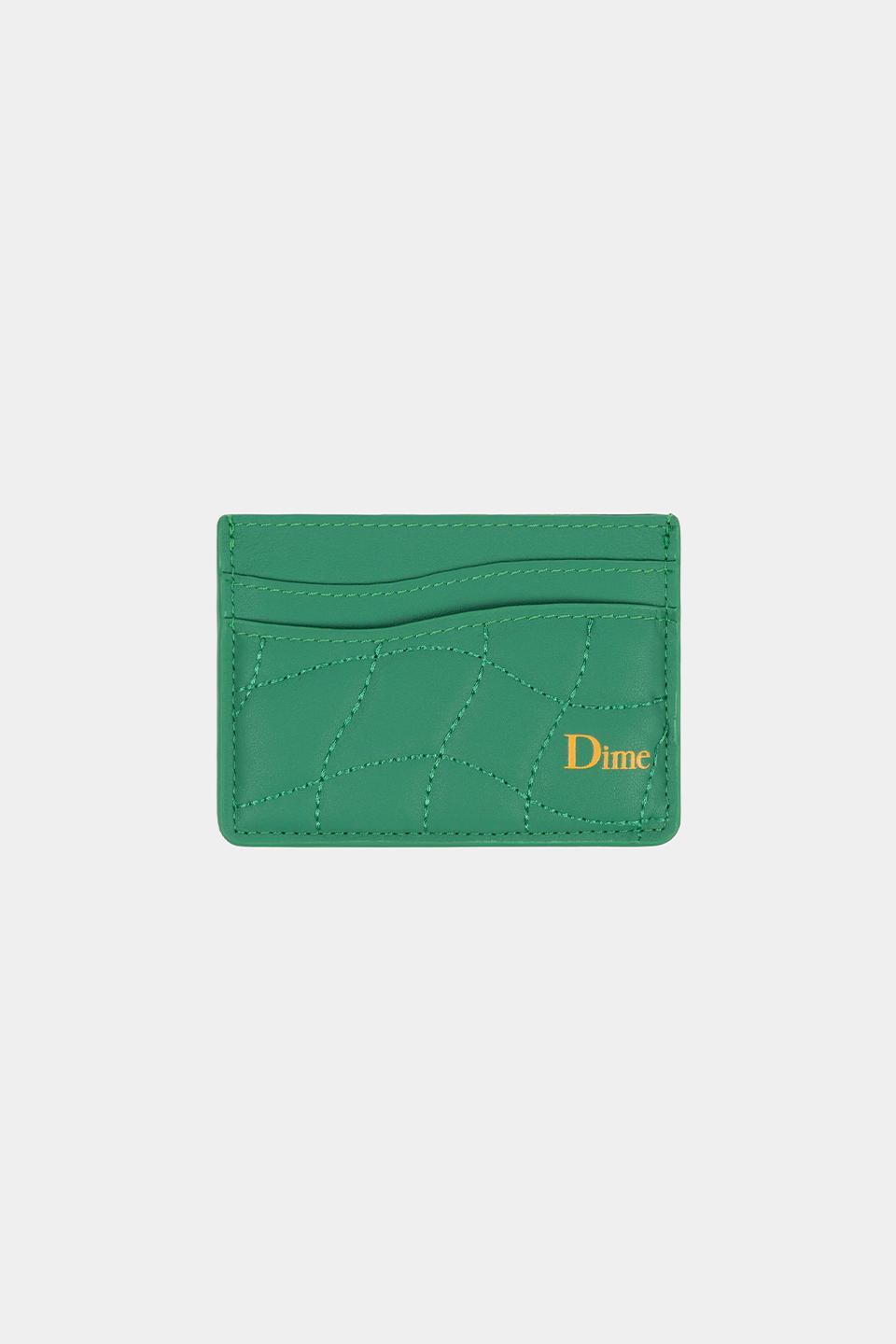 【DIME】 QUILTED CARDHOLDER : GRASS