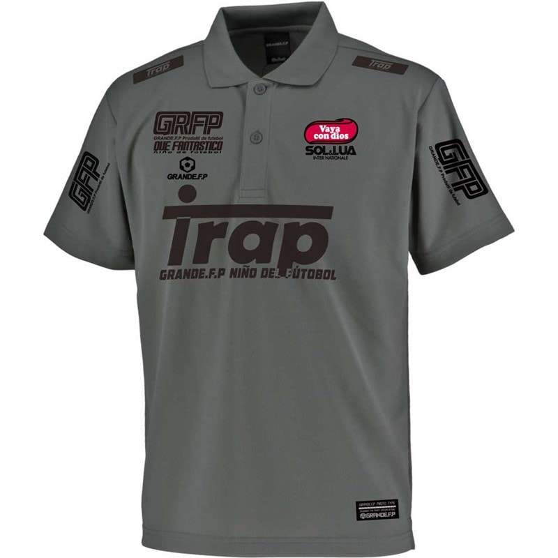 grande(グランデ) TRAP昇華転写プラクティスポロ フットサルプラクティクスシャツ (gfph23010-1709)