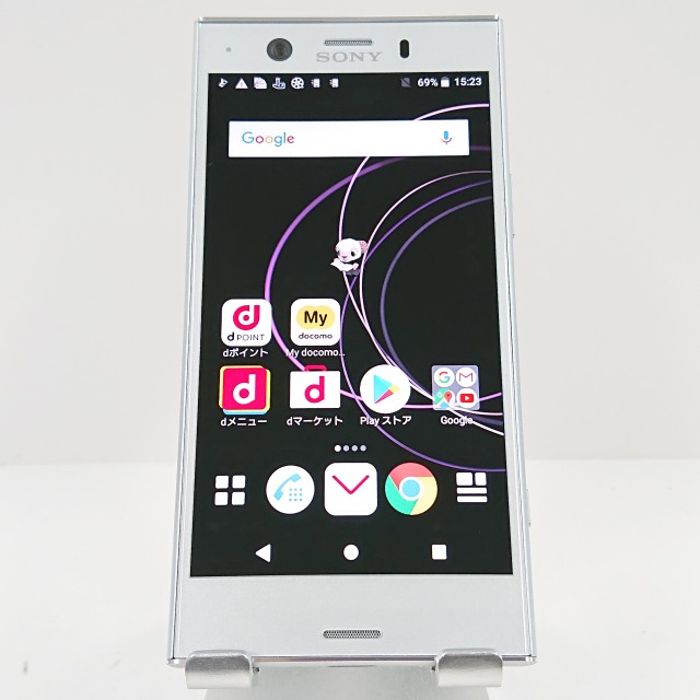 Xperia XZ1 Compact SO-02K ドコモ ホワイトシルバー 送料無料 本体 c08765 【中古】