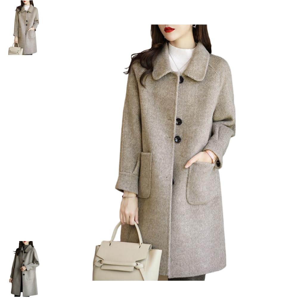大きいサイズ レデ レディースコートジャケット 綿服 中綿入り ラシャコート 秋冬 中綿コート アウター ミドル コート 厚手 防寒 気質 婦人服 中綿ジャケット ゆったり 通勤 通学 きれいめ 羽