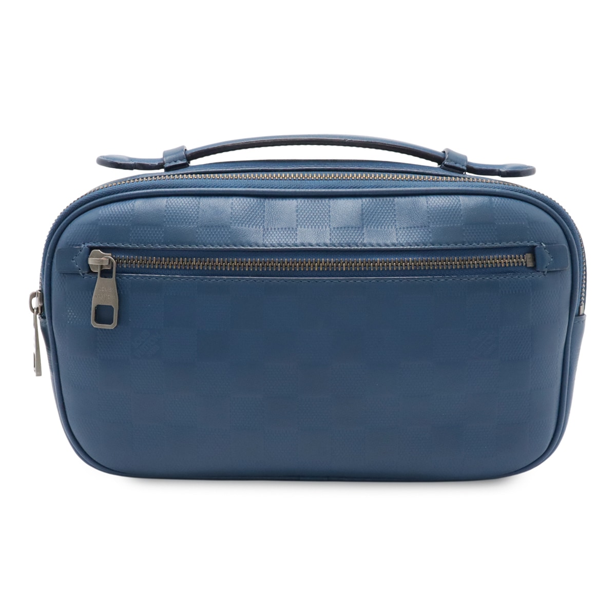 ダミエアンフィニ アンブレール ボディバッグ ショルダーバッグ 2WAY ハンドバッグ ネプテューヌ 青 ブルー N4135