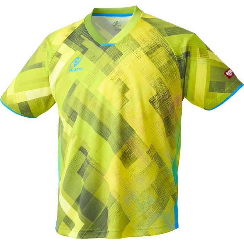 ニッタク　卓球用品 エクラインシャツ [男女兼用 /Mサイズ] イエロー (返品交換不可)　NW-2219