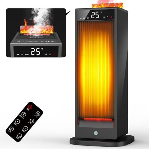 【贅沢大風量・人感センサー】SUKITEN セラミックヒーター 超音波加湿機能 セラミックファンヒーター ヒーター 電気ストーブ ファンヒーター ECO知能恒温 90自動首振り 3段階温度調整 切りタ