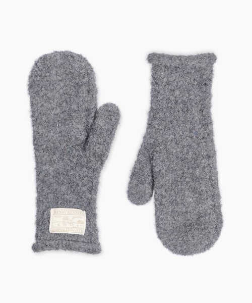 RENNYRENNIE_TEDDY LONG GLOVES [ GRAY ]