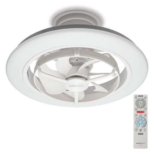 【音声コントロール】ドウシシャ サーキュライト EZシリーズ スイングモデル シーリングファン 12畳 音声操作機能付き 調光調色タイプ 簡単取り付けタイプ 自動スイングモデル リモコン付き