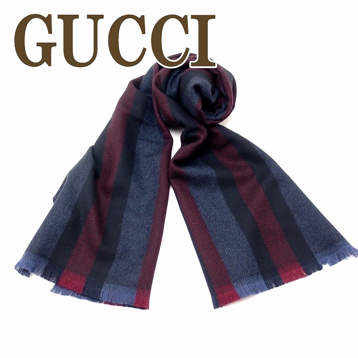 Qoo10] GUCCI マフラー ストール 大判マフラー 387 : バッグ・雑貨