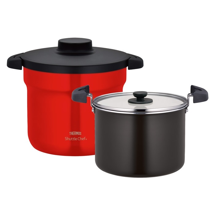 シャトルシェフ KBJ-4502-UR アーバンレッド 4.3L 4～6人用 調理鍋