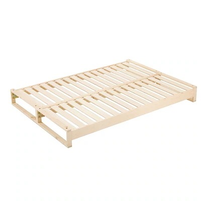 【国内即日発送】ベッドフレーム 親子ベッド フレームのみ 耐荷重120kg 幅70cm/140cm セミシングルベッド ダブルベッド 省スペース パイン材 スタッキングベッド ソファベッド 無塗装