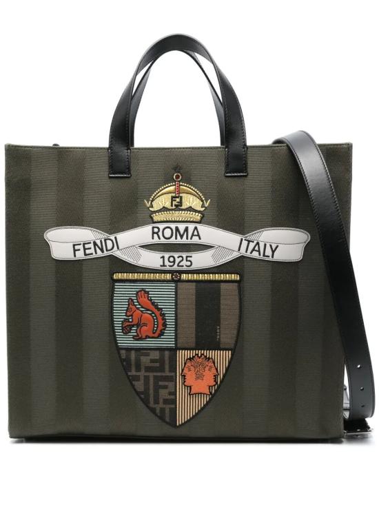 FENDI Men Bags 7VA390 AU4T F1RZ8 MILITARY NERO