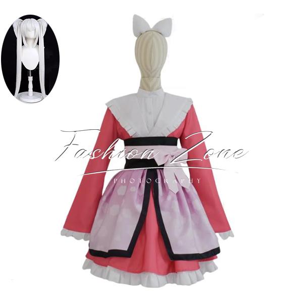 激安販売!千恋＊万花 風 朝武芳乃 コスプレ衣装 ウィッグ cosplay ハロウィン 演出服 変装