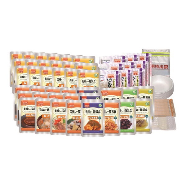 アルファフーズ FS34 美味しい防災食 防災食 (ファミリーセット(3人×3日分 保存水無し))