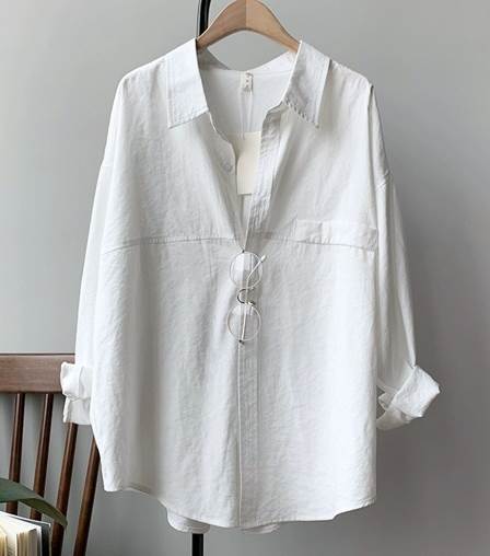 レディース トップス シャツ ロング 長袖 ドロップショルダー 襟付き 角襟 ワイド ストレート 切り替え オーバーサイズ ポケット シンプル カジュアル かっこいい ラフ メンズライク ボーイッシュ