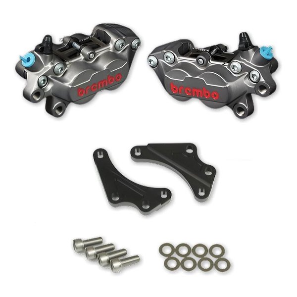 4PキャリパーKIT bremboキャスティング TI WQ25-13005BK