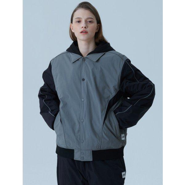 ユニ ヘリテージ ウーブン カラネック フード デタッチャブル ジャケット -FS2JKF4102X (2色)