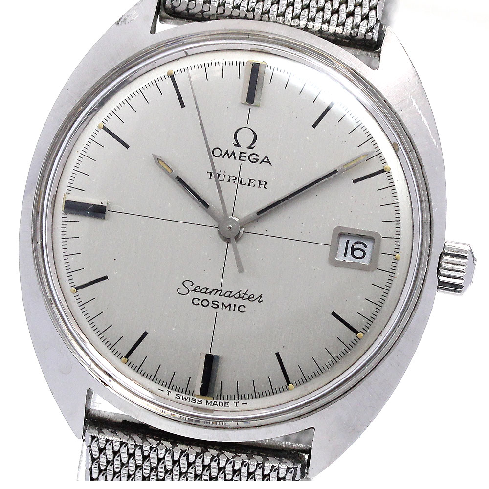 オメガ OMEGA シーマスターコスミック デイト 手巻き メンズ _850419【中古】