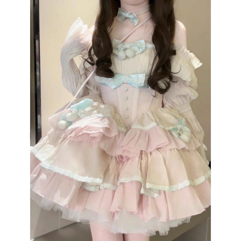 【急速発送】胸拭き肩 ロリータ リボン 7,718円