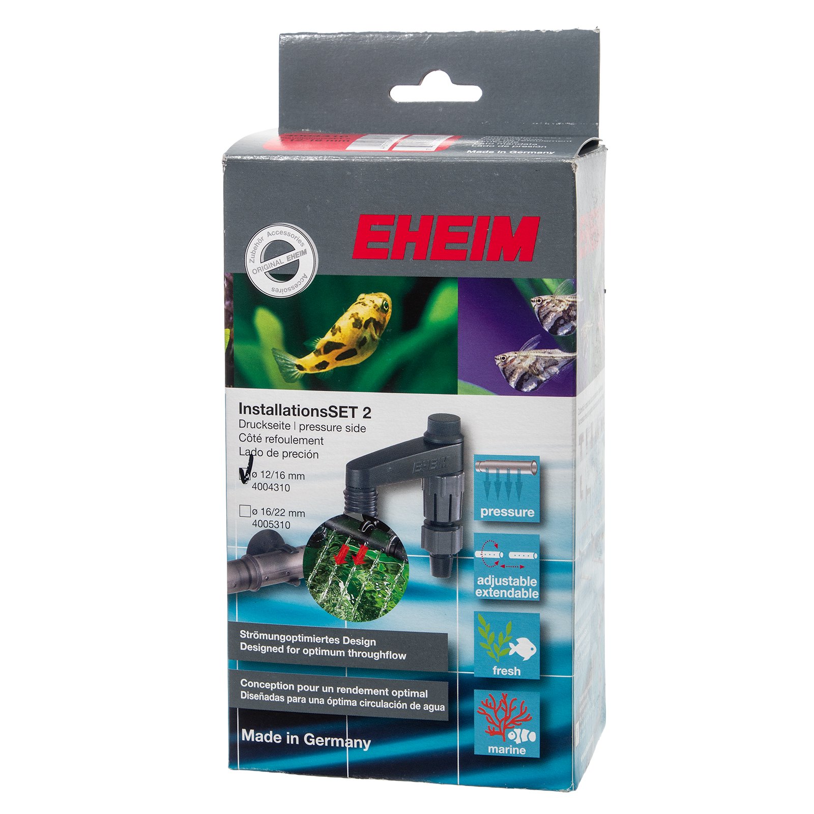 エーハイム　インスタレーションセット　２　排水　（直径１２／１６）４３１０　ＣＲＣ10―03―10―01―91