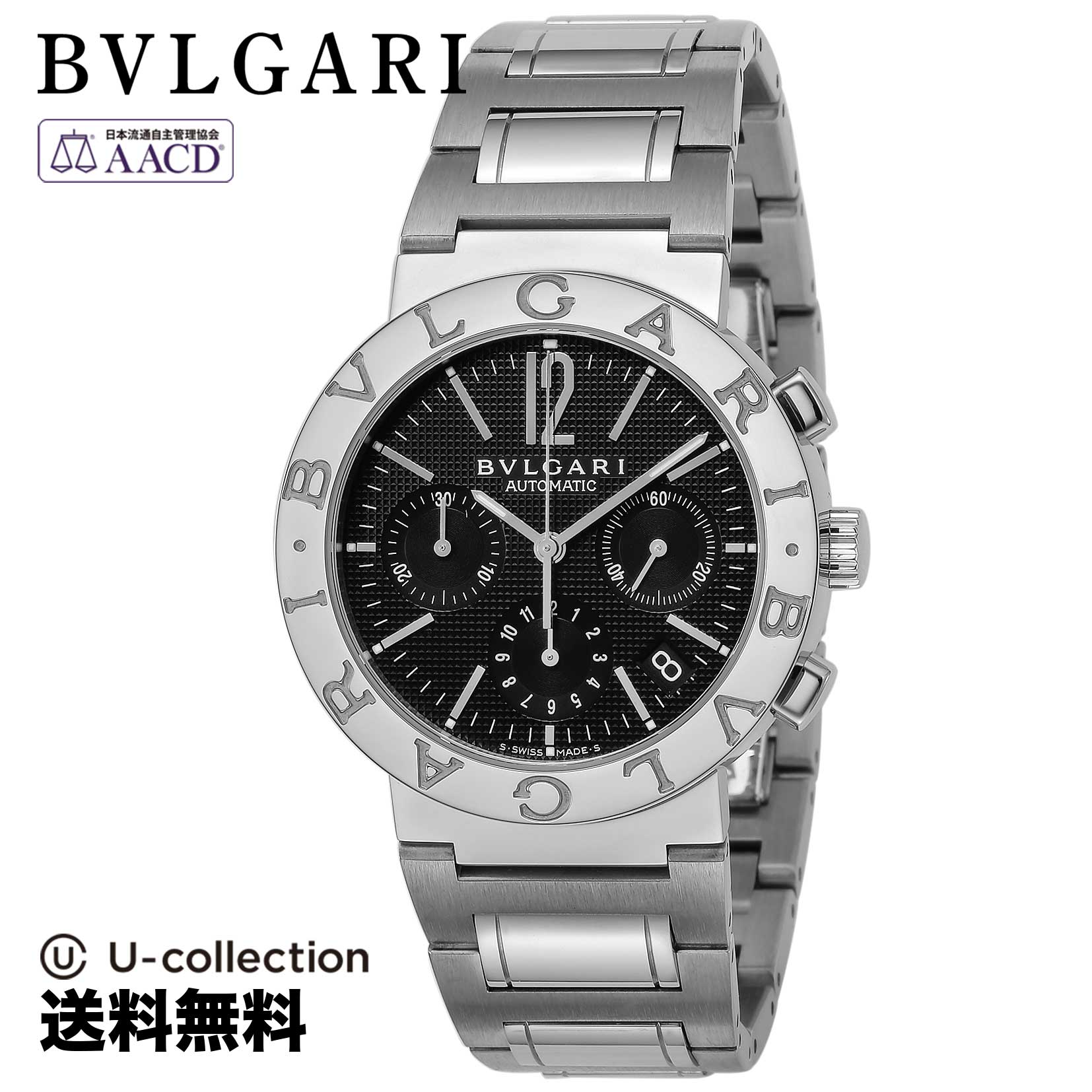 【腕時計】 BVLGARI(ブルガリ) Bvlgari Bvlgari / ブルガリブルガリ メンズ ブラック 自動巻 BB38BSSDCH 時計 ブランド