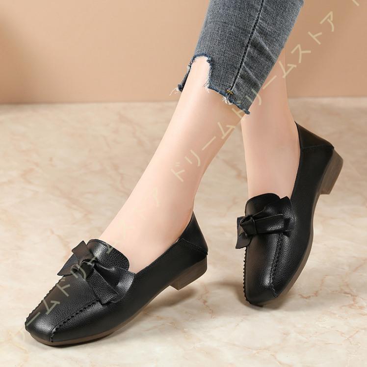 パンプス フラットシューズ レディース ぺたんこ靴 ローヒール リボン 痛くない 柔らかい 歩きやすい 疲れない おしゃれ かわいい 春夏 秋冬 幅広 履きやすい