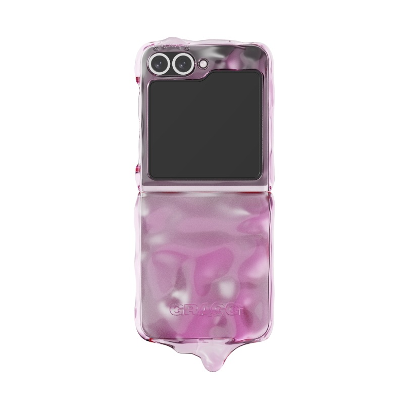 【GRAGG】 DOUBLE LAYERS CASE - CLEAR PINK 正規品