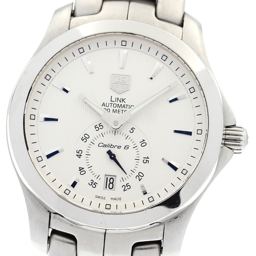 タグホイヤー TAG HEUER WJF211B リンク キャリバー6 デイト 自動巻き メンズ _894371【中古】