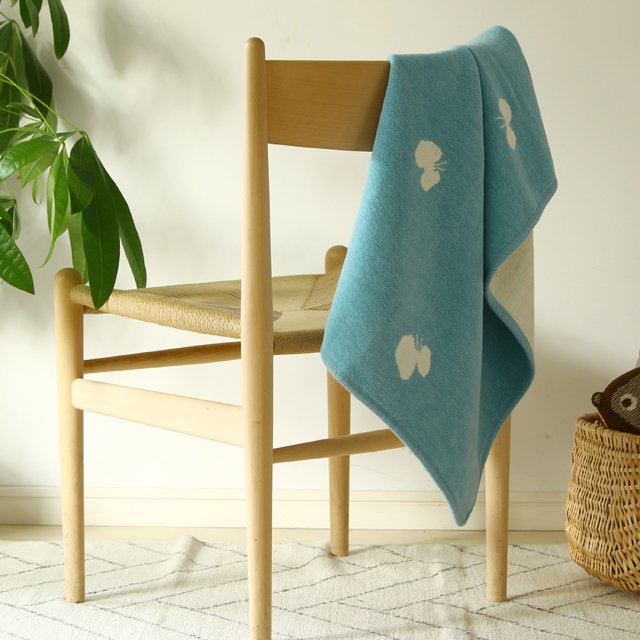 KLIPPAN (クリッパン) CHOUCHO (ライトブルー) シュニールコットン