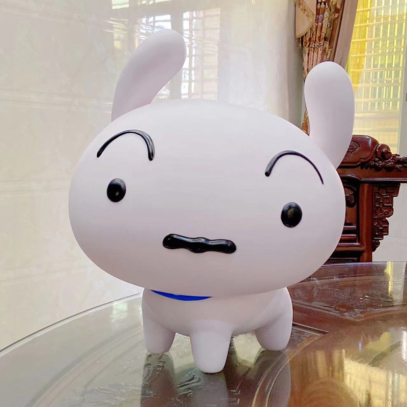 クレヨンしんちゃん シロ フィギュア 1:1 大型オーナメント アニメモデル周辺シリーズ ギフトドール ブラインドボックス