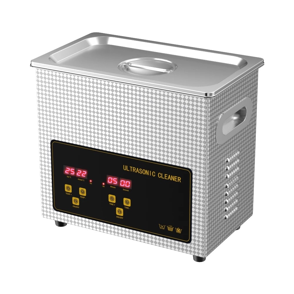 超音波洗浄機 業務用 小型 超音波洗浄器 3L 120W デジタル 加熱 超音波 洗浄機
