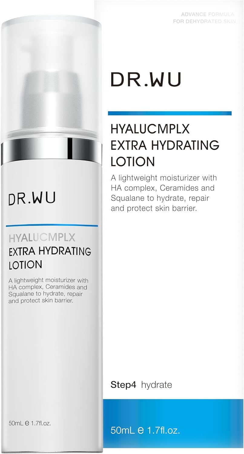 DR.WU(ドクターウー) ヒアルコンプレクス エクストラ ハイドレーティング ローション 50mL［ 保湿 乳液 ］モイスト 敏感肌 乾燥肌ヒアルロン酸 しっとり 肌荒れ スクワラン セラミド 配合